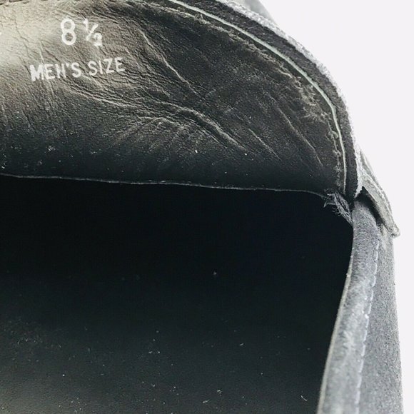 $645 TODS Mens Suede Penny Loafers Navy Blue Slip - Picture 9 of 12